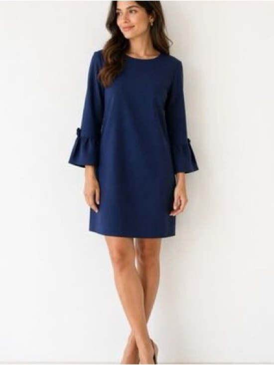 Club Monaco Dresses & Skirts - Club Monaco Blue Dress with bell sleeve